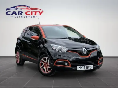 Used Renault Captur Dynamique 90 HP (66 kW) 2014 Black/orange SUV