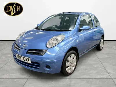 Used Nissan Micra 88 HP (64 kW) 2007 Blue Hatchback
