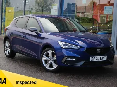 Second-hand Seat Leon FR 204 CP (150 kW) 2020 Albastru Hatchback