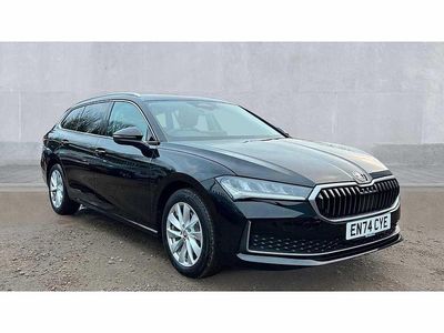 Used Skoda Superb SE Technology 110 HP (80 kW) 2025 Midnight black metallic Estate