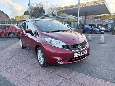 Begagnad Nissan Note Acenta Premium 98 HK (72 kW) 2014 Röd Halvkombi