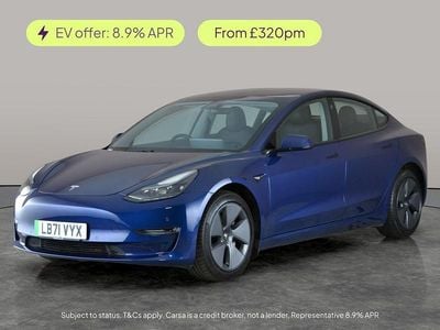 Blue Used 2021 Tesla Model 3 Long Range AWD Sedan | £18,359 (Fair price)