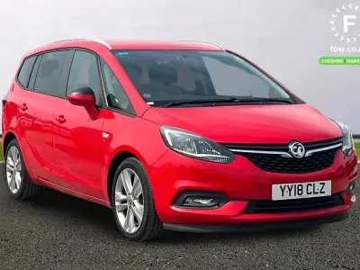 Used Vauxhall Zafira SRi 2018 Red MPV