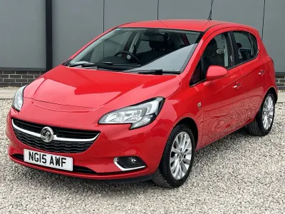 Used Vauxhall Corsa 88 HP (64 kW) 2015 Red Hatchback