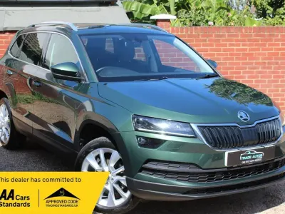 Used Skoda Karoq SE L 150 HP (110 kW) 2020 Green SUV