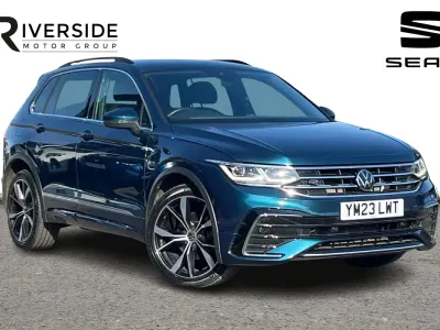 Used VW Tiguan R-line 150 HP (110 kW) 2023 Nightshade blue SUV