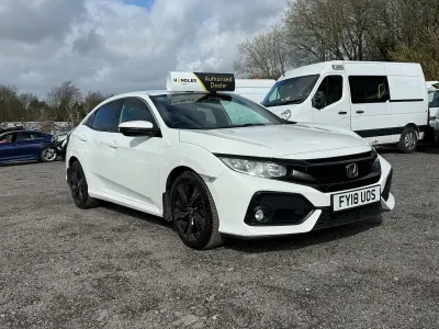 Used Honda Civic SR 120 HP (88 kW) 2018 White Hatchback