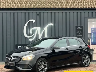 Used Mercedes A180 AMG line 2016 Black Hatchback