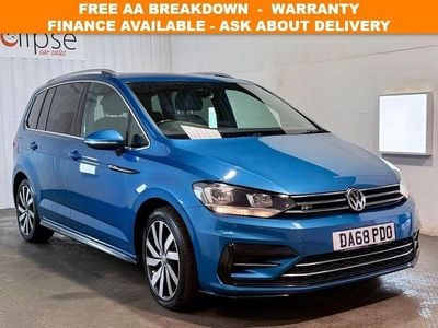 Used VW Touran R-line 150 HP (110 kW) 2018 Blue MPV