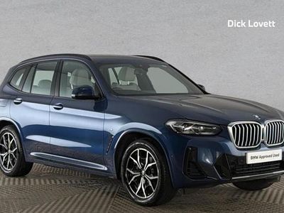 Used BMW X3 M Sport 181 HP (133 kW) 2022 Blue SUV