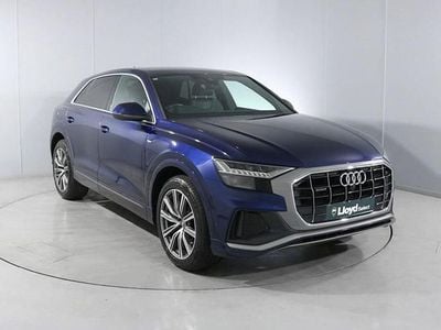 Blue Used 2020 Audi Q8 S-Line SUV | £34,950 (Good price)