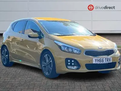 Used Kia Ceed GT-Line 134 HP (98 kW) 2016 Yellow Hatchback