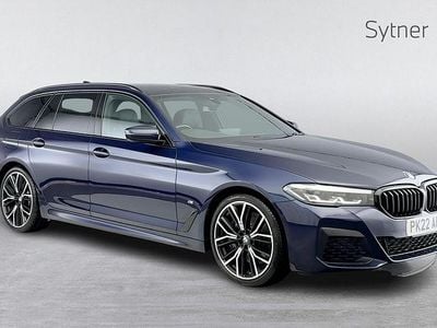 Used BMW 530 M Sport 282 HP (207 kW) 2022 Blue Estate