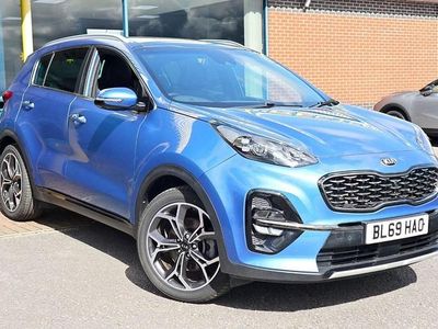 Used Kia Sportage GT-Line S 134 HP (98 kW) 2019 Blue SUV