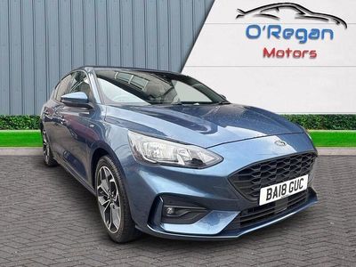 Used Ford Focus ST-Line X 125 HP (91 kW) 2018 Blue Hatchback