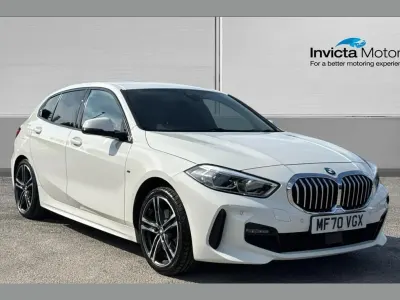Used BMW 118 M Sport 140 HP (102 kW) 2020 Alpine white gloss Hatchback