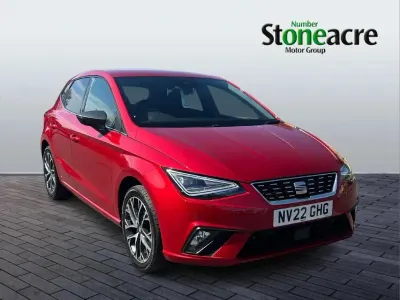 Used Seat Ibiza XCELLENCE Lux 110 HP (80 kW) 2022 Red Hatchback