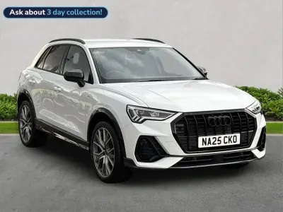 Used Audi Q3 Black Edition 150 HP (110 kW) 2025 White SUV