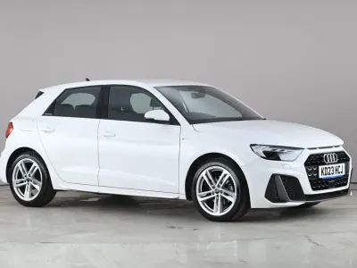 Begagnad Audi A1 Sportback S-Line 2023 Vit Halvkombi