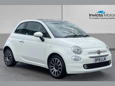 White Used 2019 Fiat 500 Anniversary Hatchback | £8,250 (Fair price)