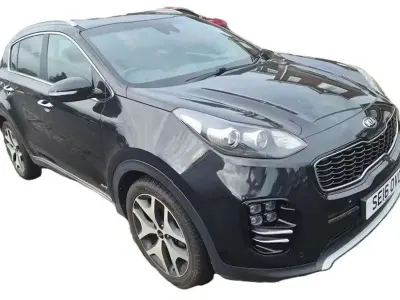 Used Kia Sportage GT-Line 174 HP (127 kW) 2016 Black SUV