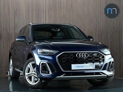 Used Audi Q5 S-Line 204 HP (150 kW) 2021 Blue SUV