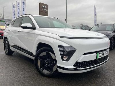 White Used 2024 Hyundai Kona Advanced SUV | £22,489 (Fair price)