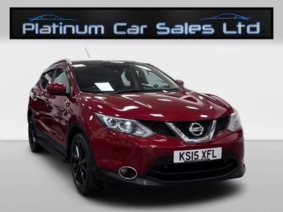Red Used 2015 Nissan Qashqai Tekna SUV | £7,295 (Fair price)