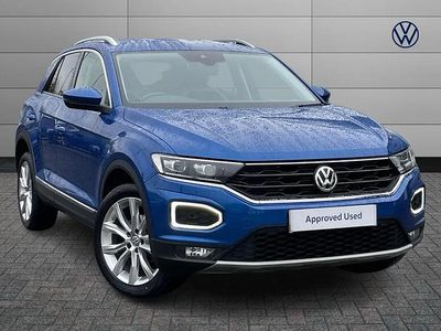 Blue Used 2019 VW T-Roc SEL SUV | £14,636 (Fair price)