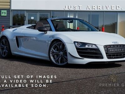used Audi R8 Coupé GT QUATTRO V10 SPYDER. 1 OF 333 WORLDWIDE. 1 OF 33 UK CARS. B & O SOUND. Convertible