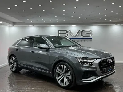 Used Audi Q8 S-Line 340 HP (250 kW) 2019 Grey SUV