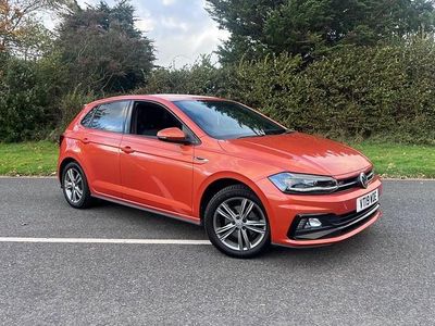Orange Used 2019 VW Polo R-line Hatchback | £13,495 (Fair price)