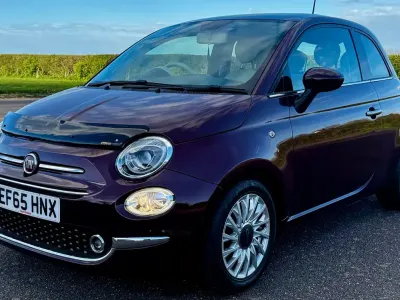 Used Fiat 500 Lounge 69 HP (50 kW) 2015 Red Hatchback