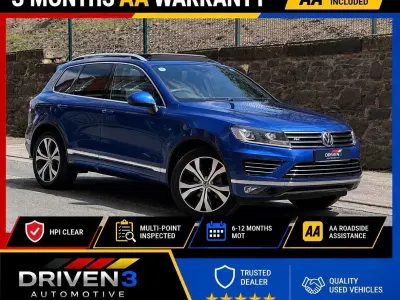Used VW Touareg R-line 2016 Blue SUV