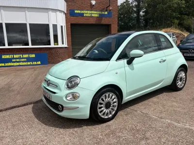 Used Fiat 500 Lounge 69 HP (50 kW) 2018 Green Hatchback