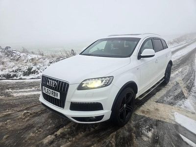 White Used 2013 Audi Q7 S-line plus SUV | £10,250 (Good price)