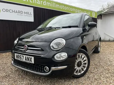 Używany Fiat 500 Lounge 69 KM (50 kW) 2017 Czarny Hatchback