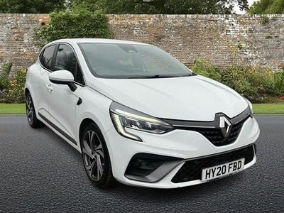 Used Renault Clio V RS Line 100 HP (73 kW) 2020 White Hatchback
