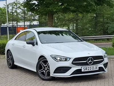 Usado Mercedes CLA200 AMG Line Premium 163 HP (119 kW) 2023 Branco Coupé