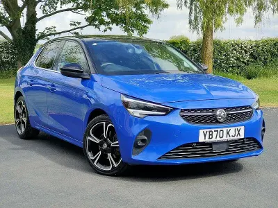 Used Vauxhall Corsa Ultimate 100 HP (73 kW) 2020 Blue Hatchback