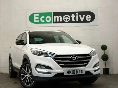 Used Hyundai Tucson GO! 177 HP (130 kW) 2018 White SUV