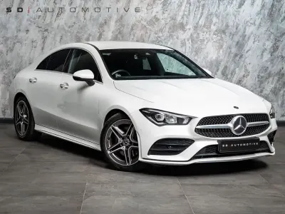 Used Mercedes CLA220 AMG Line Premium 190 HP (139 kW) 2022 White Coupe