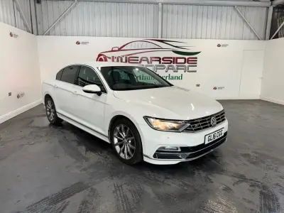 Used VW Passat R-line 190 HP (139 kW) 2016 White Sedan