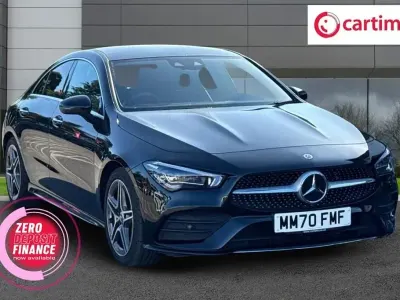 Begagnad Mercedes CLA220 AMG line 190 HK (139 kW) 2020 Svart Sedan