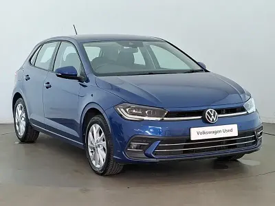 Used VW Polo Style 95 HP (69 kW) 2023 Blue Hatchback