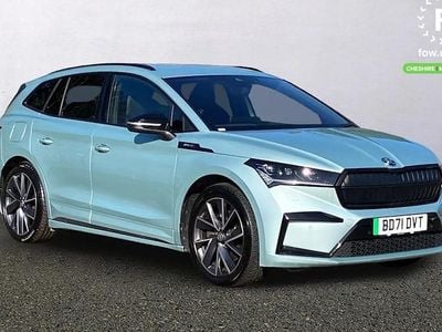 Used Skoda Enyaq iV SportLine 150 kW (204 HP) 2021 Silver SUV