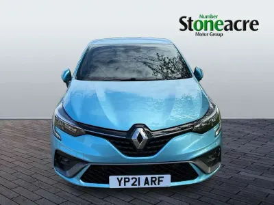 Usado Renault Clio V RS Line 88 CV (64 kW) 2021 Azul Utilitario