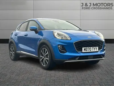Used Ford Puma Titanium 125 HP (91 kW) 2021 Blue SUV