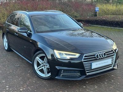 Used Audi A4 S-Line 150 HP (110 kW) 2017 Black Estate