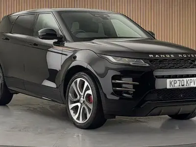 Used Land Rover Range Rover evoque Autobiography 207 HP (152 kW) 2021 Santorini black SUV